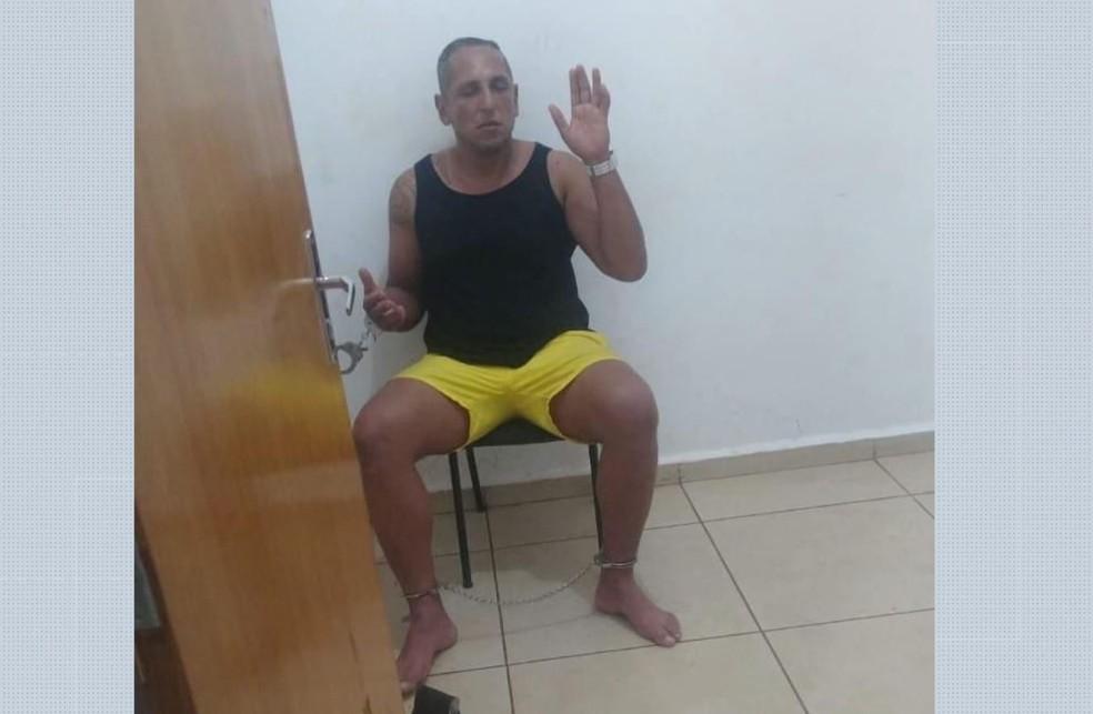 Eduardo Teixeira Mendes suspeito de matar dona de hotel em Orlndia SP Foto ReproduoEPTV